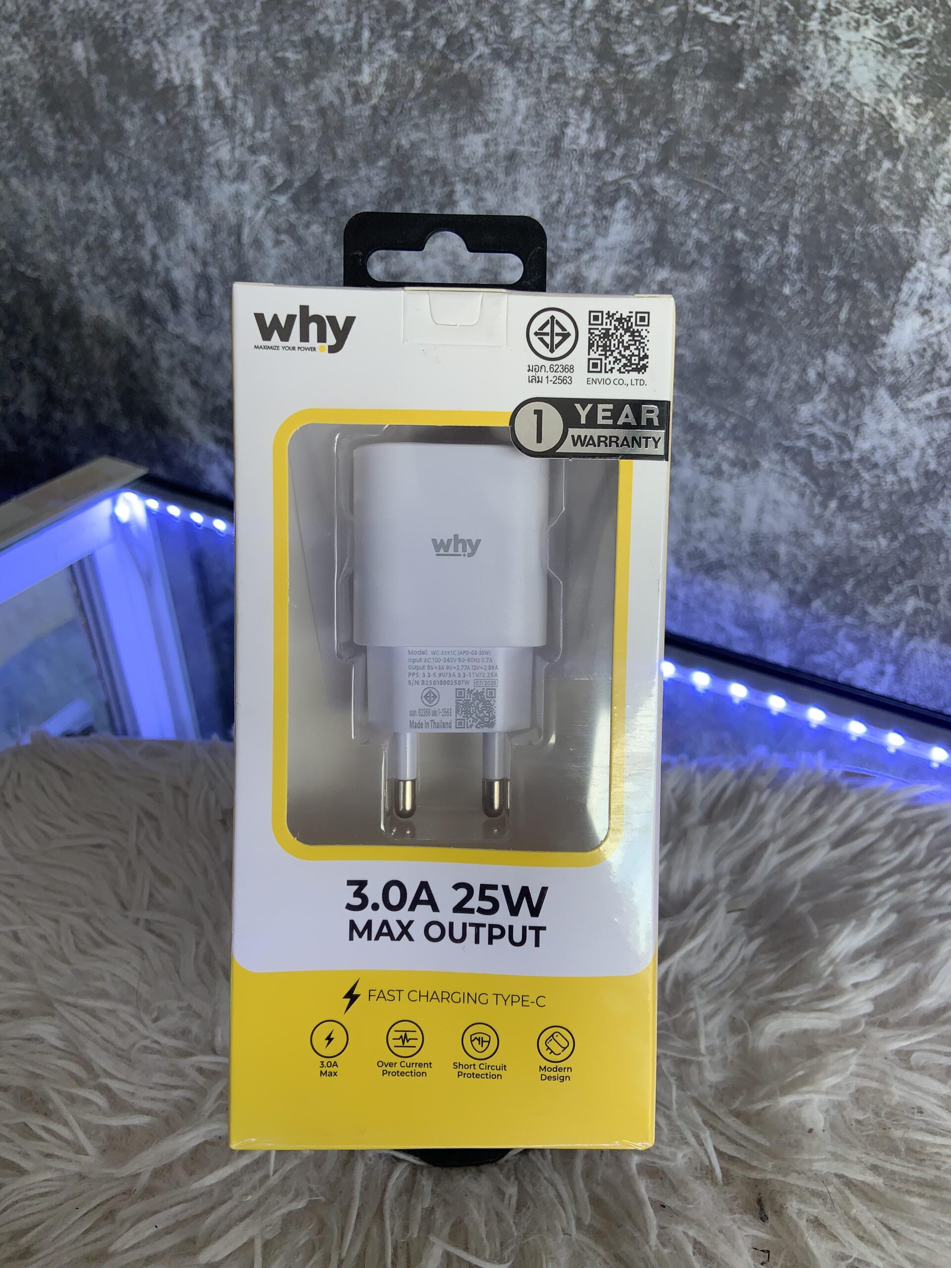 WHY Fast Charger Type-C 25W