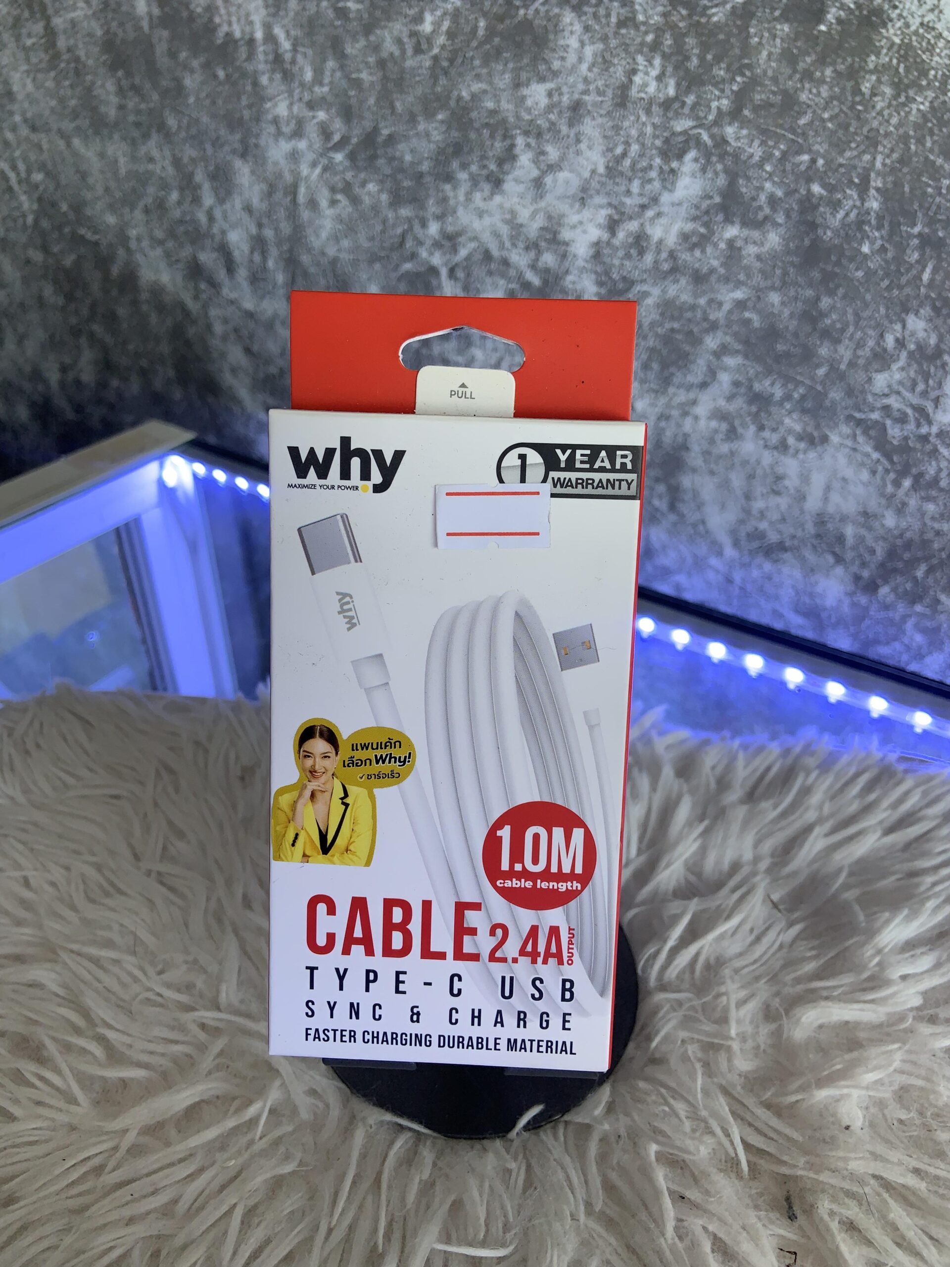 WHY Type-C USB Cable 2.4A